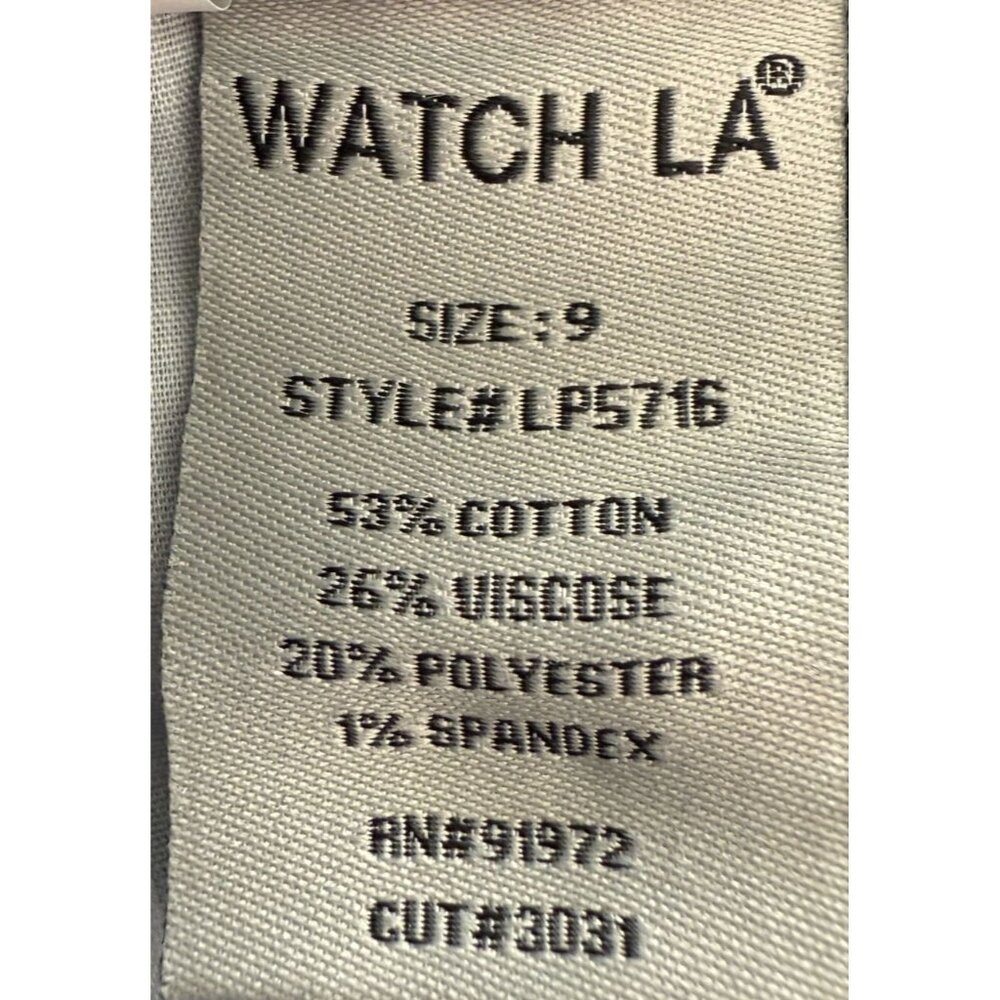 Watch LA Junior/Womens Blue Button-Fly Flare Jeans Size 9 Premium Denim NWT - Picture 7 of 8